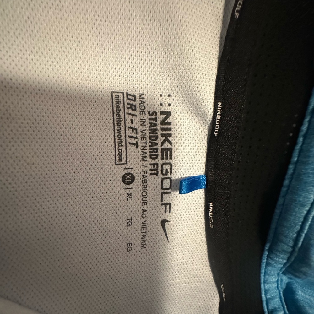 Nike Men's Blue Ombre Polo Shirt - Picture 2 of 6